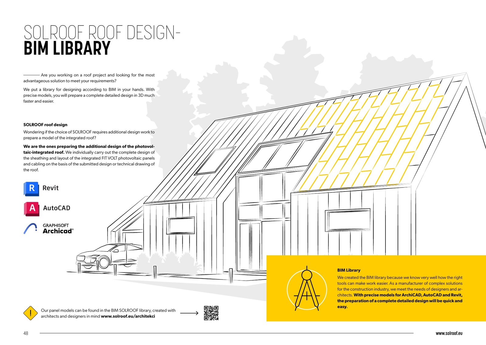 Sunstyle 745 Black solar tile technical detail
